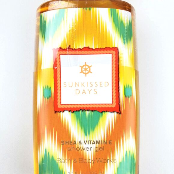 Bath And Body Works Sunkissed Days Shower Gel 10 FL OZ Retired Rare New Sealed - Picture 2 of 4